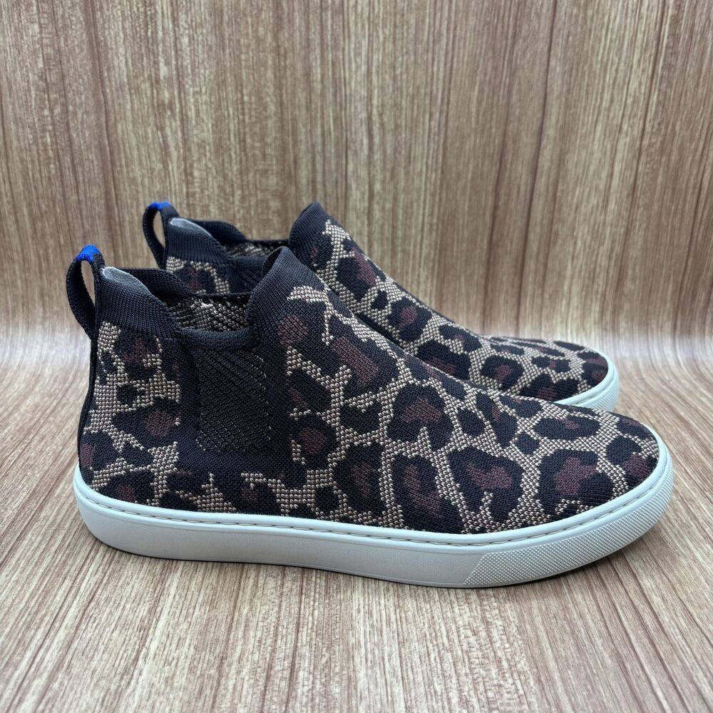 Rothy’s Women Chelsea Boot Sneaker Sz 8.5 Wildcat Knit Pull On Shoe Bootie Flat